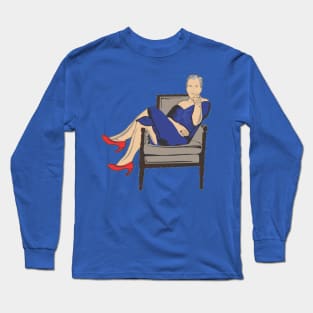 Jeffrey Epstein in blue dress Long Sleeve T-Shirt